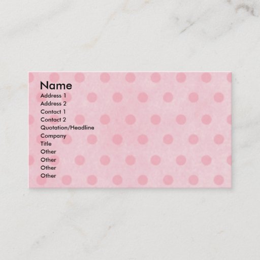 Customizable Mothers Day - Pink Tulips - Bichon Frise Business Card