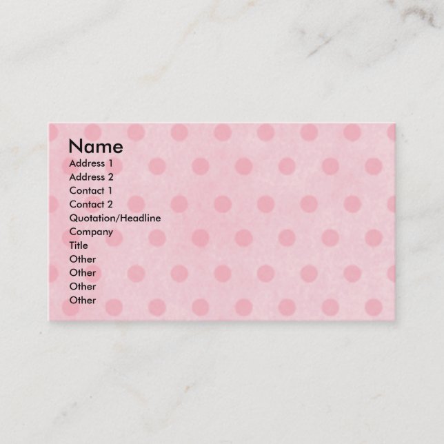 Mothers Day - Pink Tulips - Bichon Frise Business Card (Front)