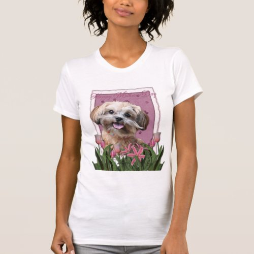 Mothers Day _ Pink Tulips _ ShihPoo _ Maggie T_Shirt