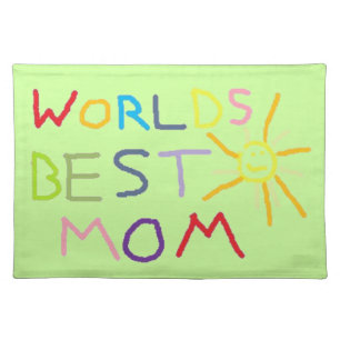 MOTHER'S DAY PLACEMATS - WORLD'S BEST MOM GIFTS
