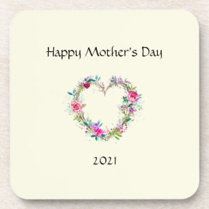 Mother's Day Plastic Coasters