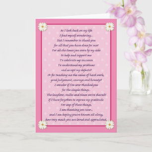 Mother's Day Poem Card
