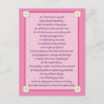 Mother's Day Poem Postcard