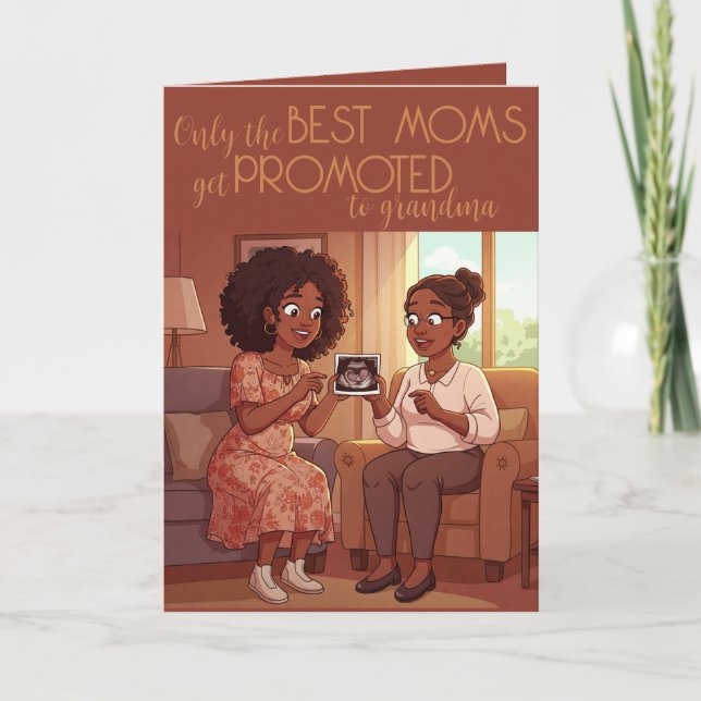 Mother's Day Pregnancy Announcement card (Front)