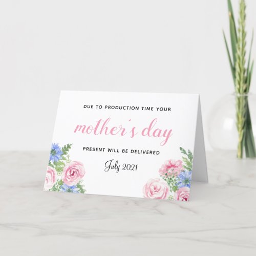 mothers day pregnancy announcement cute floral