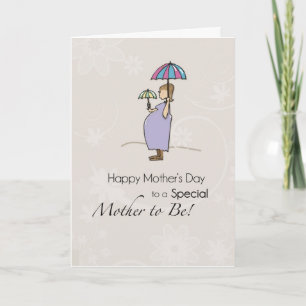 Mother's Day Pregnant Mom Card