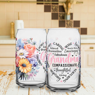 Mother's Day Printed Can Glasses