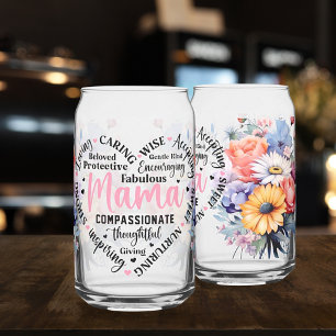 Mother's Day Printed Can Glasses