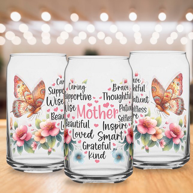 Mother's Day Printed Can Glasses (Creator Uploaded)