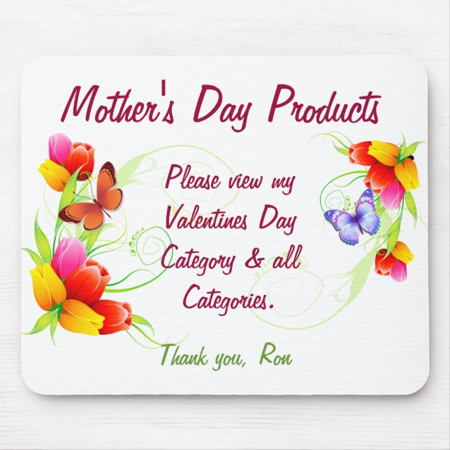 Mother's Day Products Mouse Pad (Front)