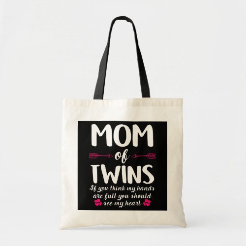 MotherS Day Proud Mom Of Twins MomS Gift For Tote Bag
