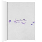 Mother's Day purple tulips and wine (Inside (Right))