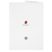 Mother's Day Red Cactus Dahlia Cards (Back)