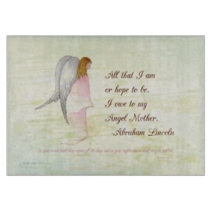 Mother's Day Religious Angel Cutting Board