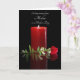 Mother's Day Remembrance Sympathy Memorial Candle Card | Zazzle
