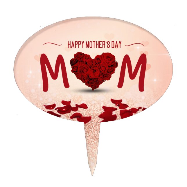 Mother's Day Rose Heart Bouquet - Cakepick (Front)