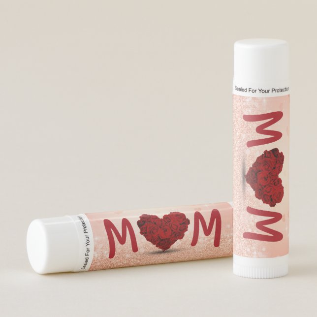 Mother's Day Rose Heart Bouquet - Lip Balm (Front)