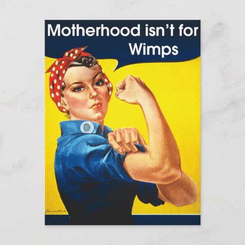 Mothers Day  Rosie the Riveter Postcard