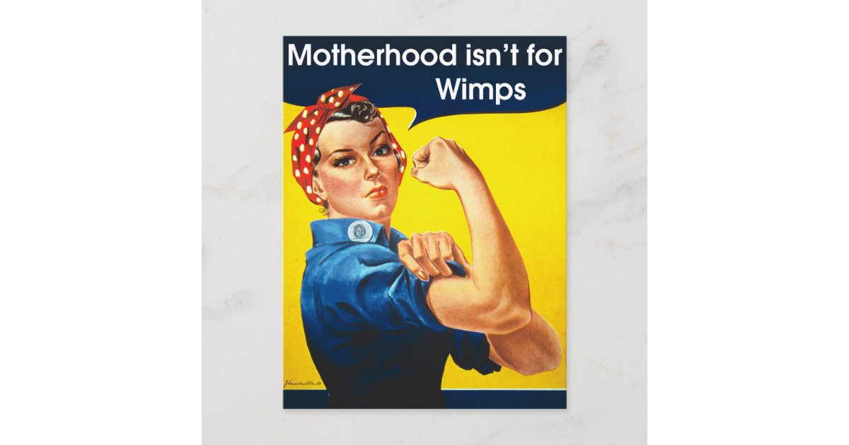 Mother's Day ~ Rosie the Riveter Postcard | Zazzle