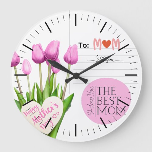 Mothers Day Round Acrylic Wall Clock 273 cm