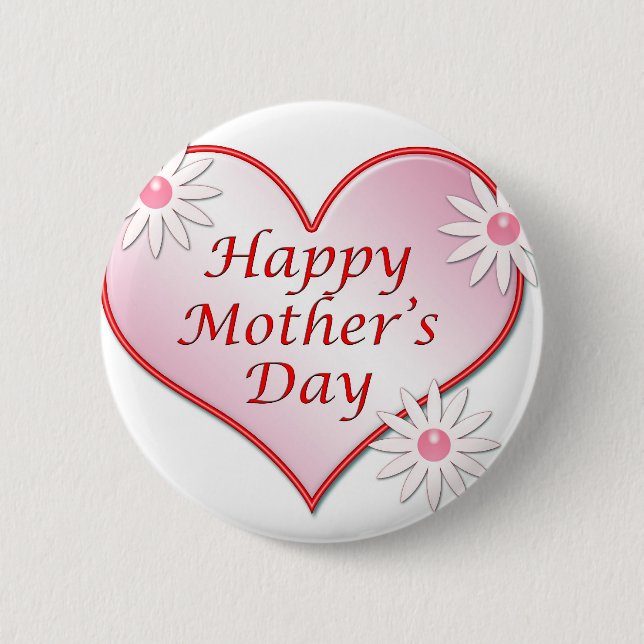 Mother's Day Round Button (Front)