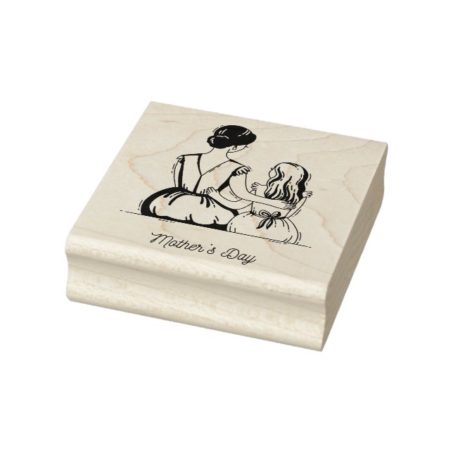 Mothers Day Rubber Stamp (Stamp)
