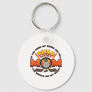Mother's Day S Cool Sport Field Hockey Mom Lover Keychain
