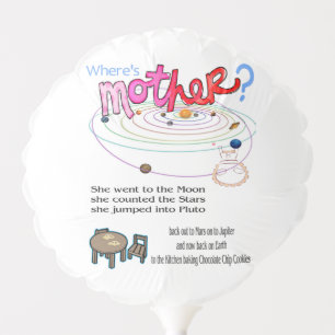 Mother's Day 's Where's Mother? Baloons Balloon