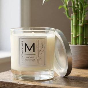 Mother's Day Serene Bamboo Motherhood Strength Scented Candle