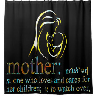 Mother's day shower curtain