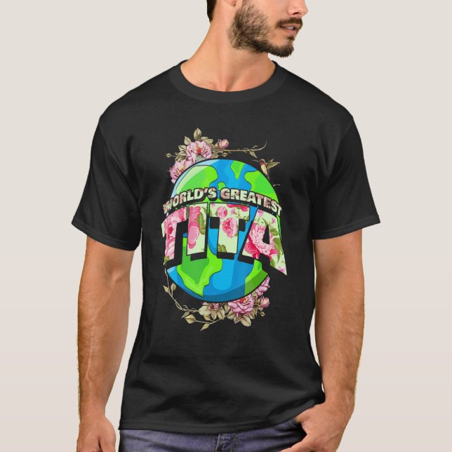 Mother's Day Spanish Grandma Tia World's Greatest  T-Shirt (Front)