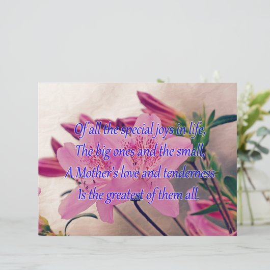 Mothers Day-Special Joy (Standing Front)