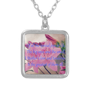 Mothers Day-Special Joy Silver Plated Necklace