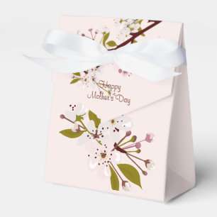 Mothers Day Spring Cherry Blossoms Party Favor Box