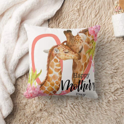 Mothers Day Spun Square Polyester Pillow