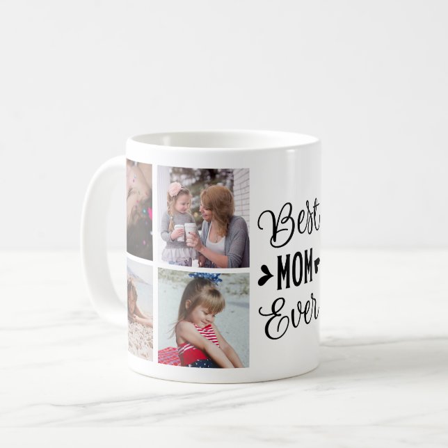 Mother's Day Square Photo Coffee Mug (Front Left)