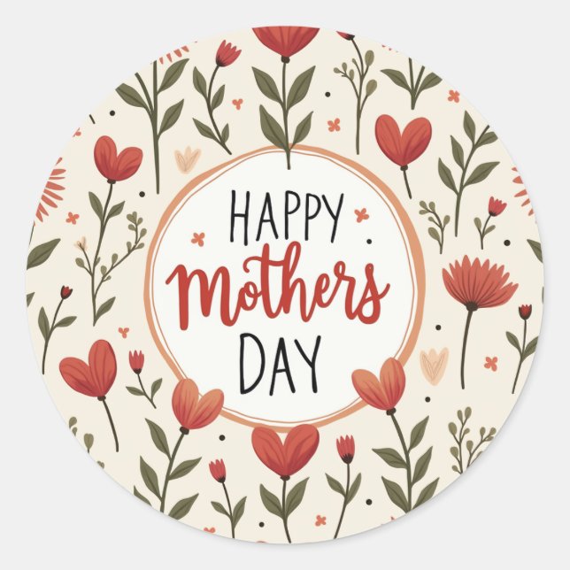 mother's day sticker (Front)