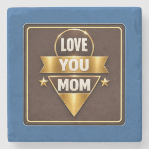 mother's day stone coaster