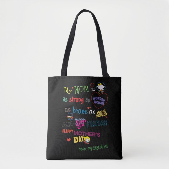 Mother's Day | Strong, Brave, & Fearless Tote Bag (Front)
