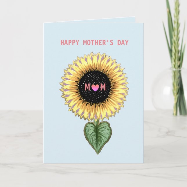 Mother's Day Sunflower Card (Front)