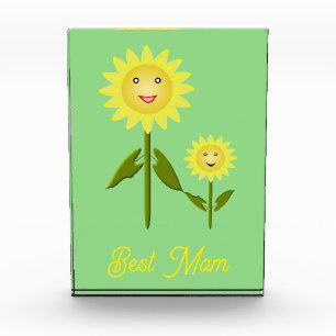 Mothers Day Sunflowers Custom Acrylic Award