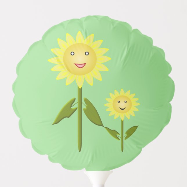 Mothers Day Sunflowers Custom Balloon (Front)