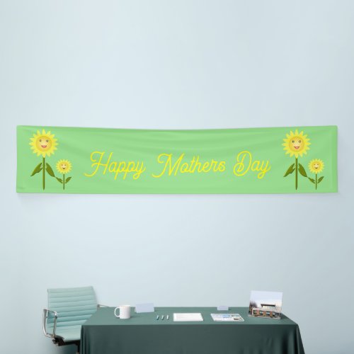 Mothers Day Sunflowers Custom Banner