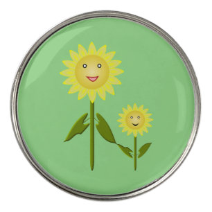 Mothers Day Sunflowers Golf Ball Marker