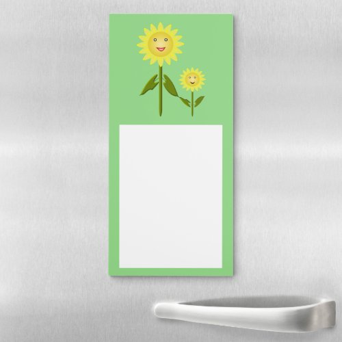 Mothers Day Sunflowers Magnetic Notepad