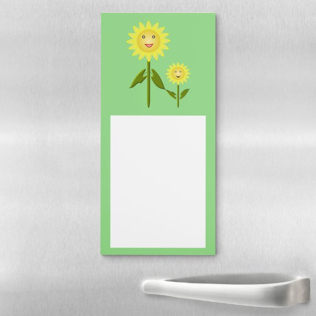 Mothers Day Sunflowers Magnetic Notepad (In Situ)