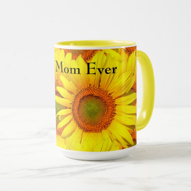 Mother's Day Sunflowers Mug (Front Right)