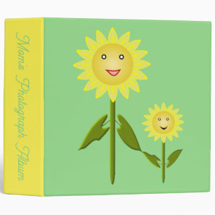Mothers Day Sunflowers Photograph Album 3 Ring Binder