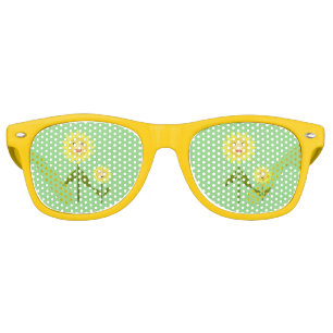 Mothers Day Sunflowers Retro Sunglasses
