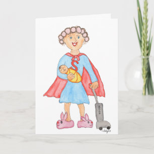 Mother's Day Super Mom Card